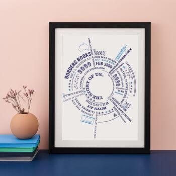 Personalised 'Story Of Us' Print, 5 of 12