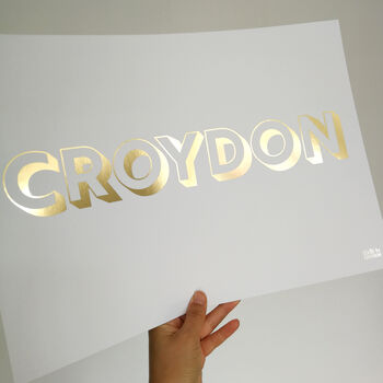 Croydon Gold Print, 3 of 4