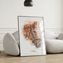 Personalised Watercolour Horse Or Pet Portrait, thumbnail 6 of 12