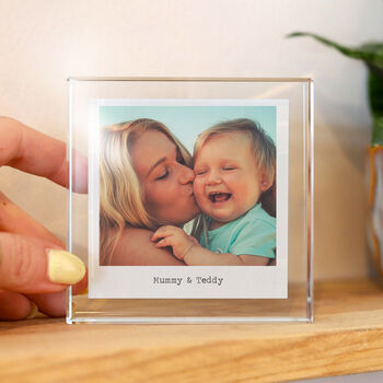 Personalised Glass Photo Block Gift, 2 of 10