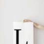 Personalised Bold Uppercase Initial Wall Print, thumbnail 4 of 5