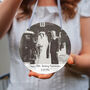 Personalised Wedding Anniversary Metal Hanging Sign, thumbnail 1 of 2