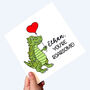 Personalised You're Roarsome Valentine's Card, thumbnail 1 of 2