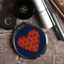 Flower Heart Compact Mirror Valentine Gift, thumbnail 1 of 10