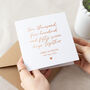 Number Of Days Together Foiled Copper Anniversary Card, thumbnail 2 of 2