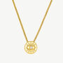 Gold Or Silver Women’s Evil Eye Coin Pendant Necklace, Spiritual Jewellery, thumbnail 5 of 7