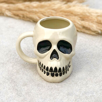 Halloween Skull Mug For Tea And Coffee Large, 2 of 5