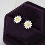 Little Sunflower Flower Stud Earrings, thumbnail 6 of 11