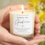 Good Luck Gift Personalised Scented Candle, thumbnail 1 of 8