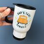 Dad's Taxi Service Travel Mug, thumbnail 2 of 6