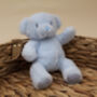 Personalised Brown Monkey Soft Newborn Toy, thumbnail 8 of 9