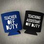 Personalised Cool Teacher Insulated Cold Drink Sleeve, thumbnail 3 of 4