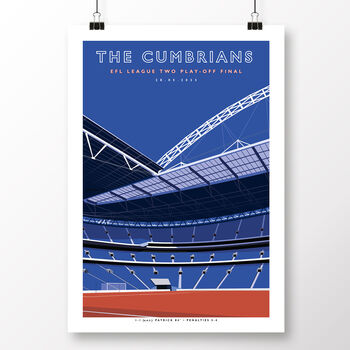 Carlisle United The Cumbrians Wembley Poster, 2 of 7