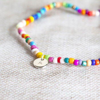Multi Coloured Beaded Necklace, 9 of 11