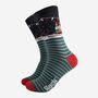 Christmas Pudding Treats Food Drinks Men's Bamboo Socks Gift Box, thumbnail 4 of 4
