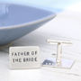 Personalised Cufflinks. Anniversary Gift For Him, thumbnail 7 of 12