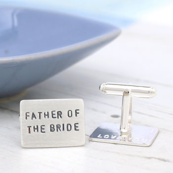 Personalised Cufflinks. Anniversary Gift For Him, 7 of 12