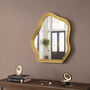 70x80 Cm Wall Mirror Vintage Gold Accent Mirror, thumbnail 8 of 11