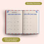 2027 Diary | A5 Hardcover Week To View | Red And Blue Stripe, thumbnail 5 of 8