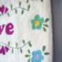 Floral Personalised Wall Hanging For Baby's Nursery, thumbnail 5 of 6