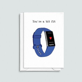 Funny Fitness Tracker Valentine's Card, 3 of 3