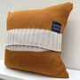Personalised Knitted Lion Cushion, thumbnail 3 of 6