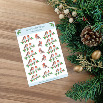 Christmas Sticker Sheets Mix And Match. Two Sheets, 7 of 12