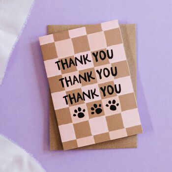 Thank You Card From The Dog Or Cat, 4 of 7