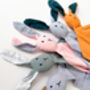 Bunny Muslin New Baby Gift Set In Keepsake Box, thumbnail 6 of 12