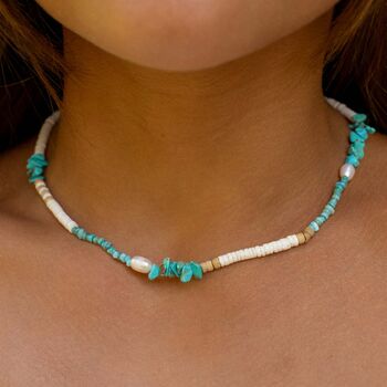 'Love Is Here' Turquoise Letterbox Gift Set, 4 of 11