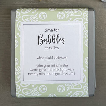 Time For Bubbles Mini Candle Set, 3 of 7