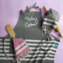 Personalised Apron, Hand Towel, Retirement Gift, thumbnail 3 of 11