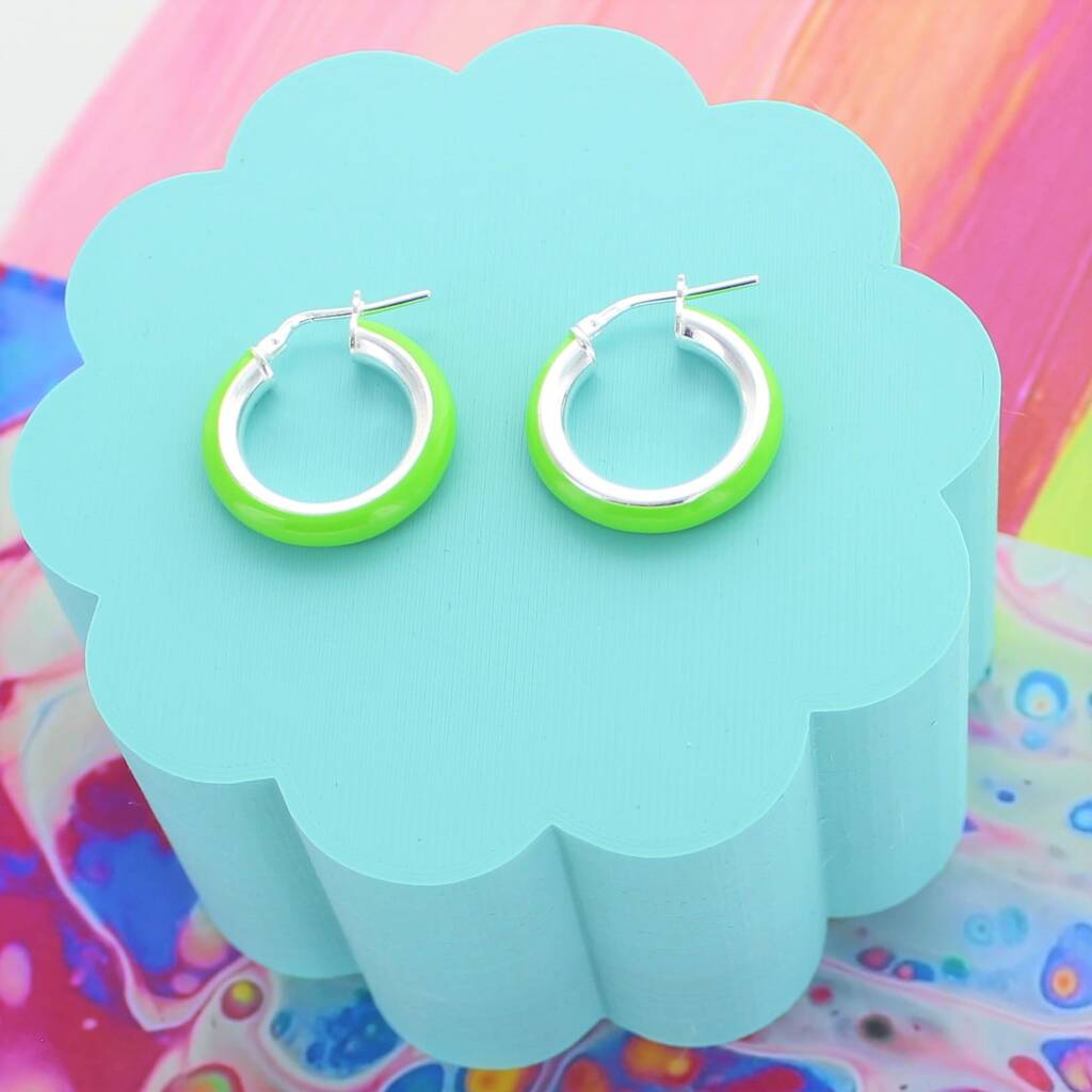 Discover 175+ neon green earrings super hot