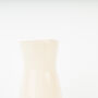 Large Handmade Stoneware Cream Bouquet Vase For Flowers, thumbnail 2 of 3