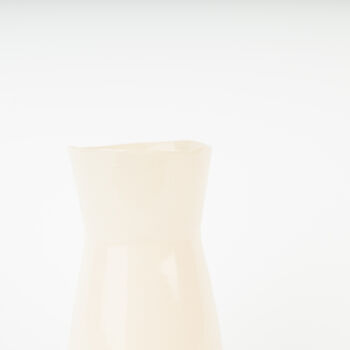 Large Handmade Stoneware Cream Bouquet Vase For Flowers, 2 of 3