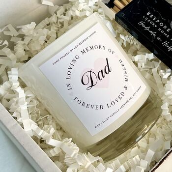 Dad Memorial Candle Gift Set, 3 of 7