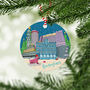 Birmingham Skyline Wooden Christmas Bauble, thumbnail 1 of 2