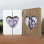 Heart Folding Picture Double Photo Frame, thumbnail 2 of 5