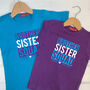 Personalised Sibling Squad T Shirt Set, thumbnail 1 of 4