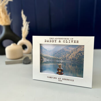 Personalised Daddy And Me Adventure Photo Frame Gift, 5 of 9