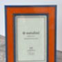 Natalini Orange And Blue Photo Frame, thumbnail 2 of 4