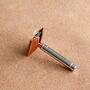 Personalised, Handstitched Leather Razor Cover, thumbnail 2 of 7