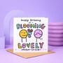 'Blooming Lovely Mother In Law' Birthday Card, thumbnail 2 of 2