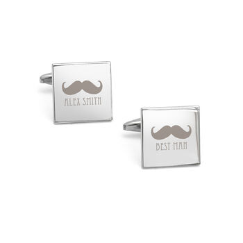 Personalised Iconic Silver Plated Cufflinks, 10 of 11