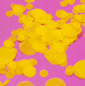 Yellow Wedding Confetti | Biodegradable Paper Confetti, 5 of 6
