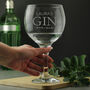 Personalised Gin Balloon Glass, thumbnail 2 of 9