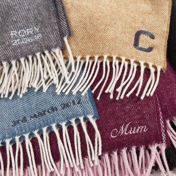 Personalised Cashmere Wrap Pashmina Scarf Collection, 7 of 7