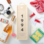 Personalised Birth Year Bottle Box, thumbnail 7 of 12