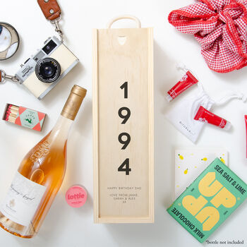 Personalised Birth Year Bottle Box, 7 of 12