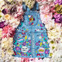 Kids Personalised Hand Painted Denim Dress, thumbnail 3 of 12